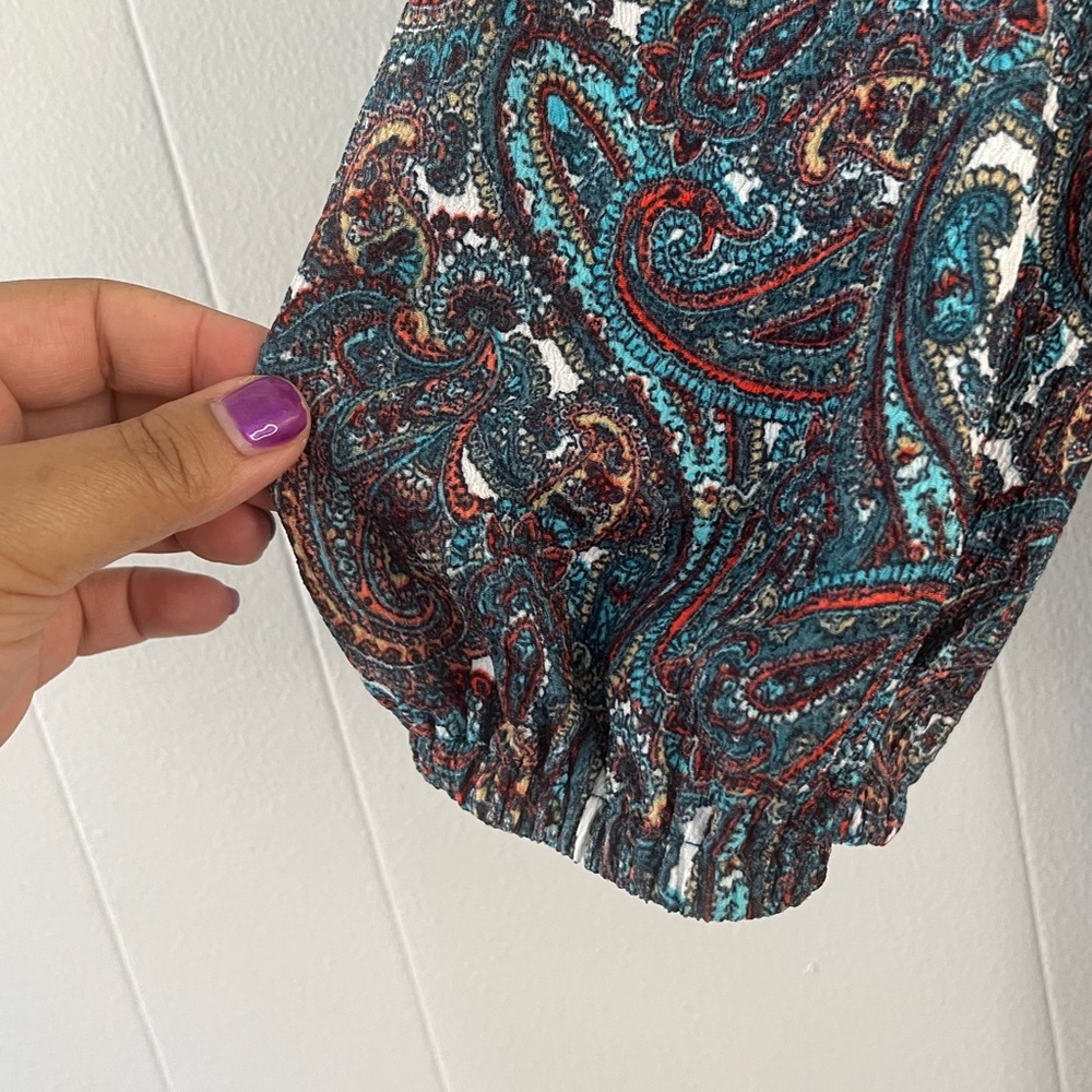 Micheal Kors Elegant Paisley Print Dress NWT - Picture 5 of 13